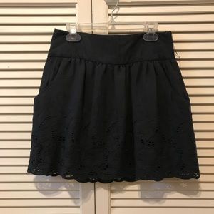 Navy Pocket skirt